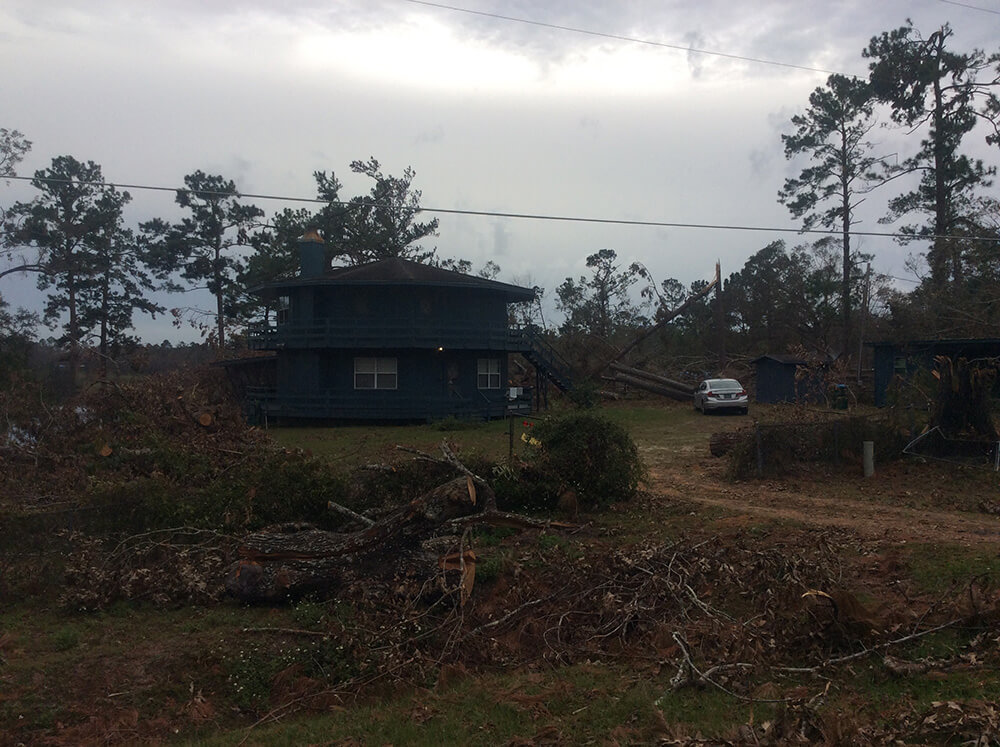 Bergeron Emergency Service’s Disaster Recovery Efforts in Liberty County, Florida following Hurricane Michael.